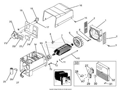 Part Location Diagram of 102294GS Briggs and Stratton Outlet panel blank